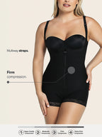 Compression Ferme Open Bust Body Shaper Boyshort